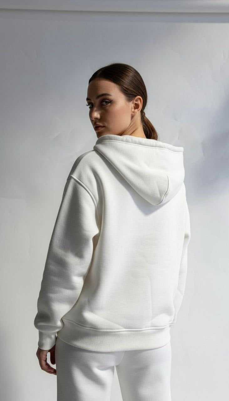 PTRN FERMUARLI SWEATSHİRT