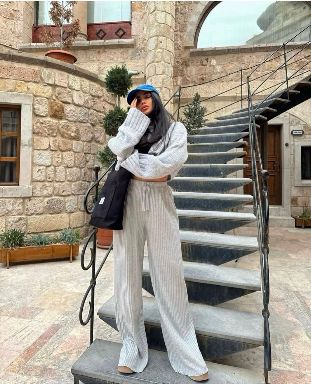 GENİŞ FİTİLLİ KARKORŞE KUMAŞ PANTOLON