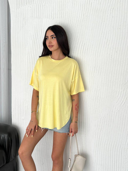 OYSHO LAZER KESİM T-SHIRT